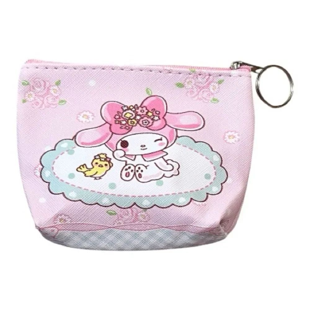 🤯5/$25🤯 My Melody Dressed As Cinnamoroll Pink Coin Purse Keychain